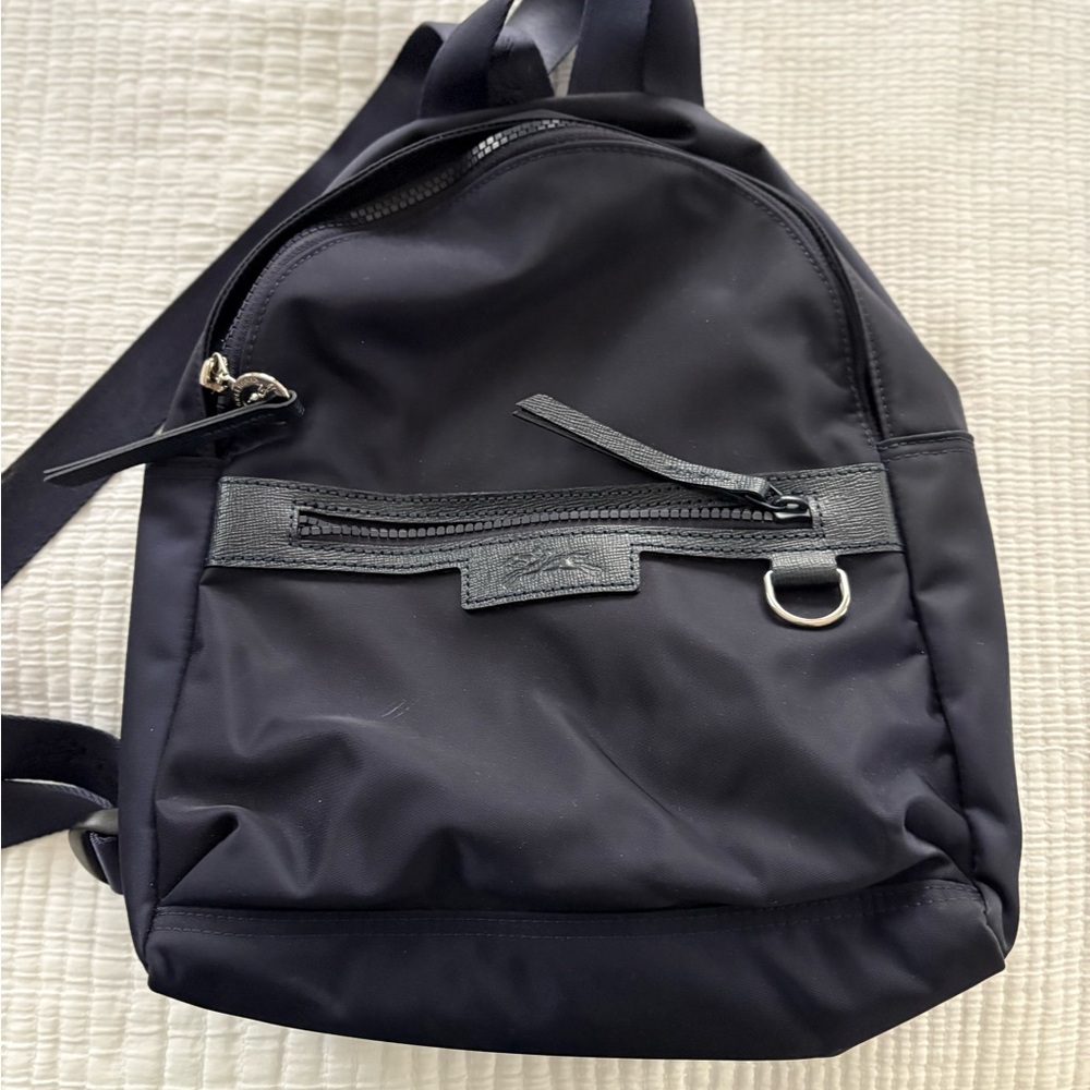 Longchamp navy neo small backpack